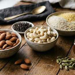 Nuts, grains and spices checked for quality